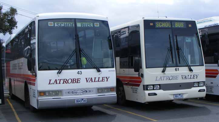 Latrobe Valley Hino RG230K Express 43 & Austral Pacific Starliner 61